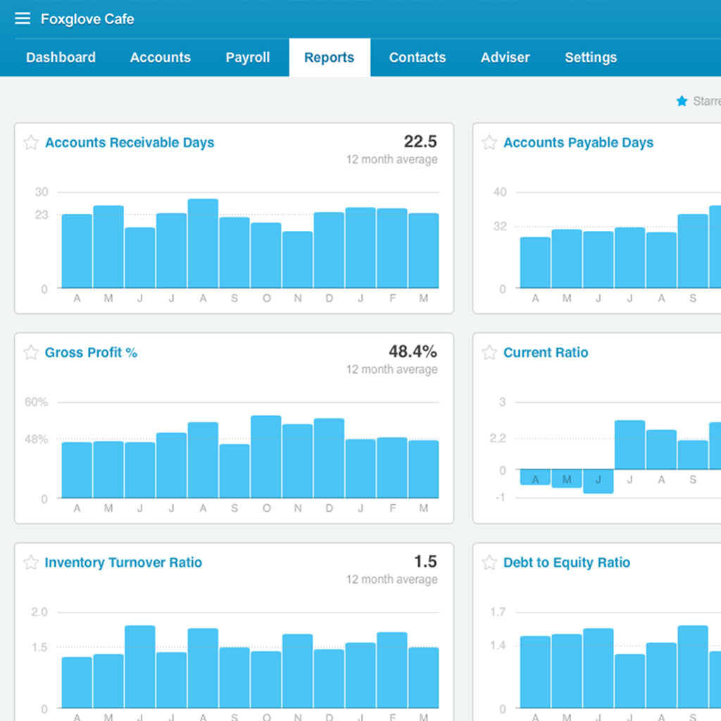 Xero Business Dashboard