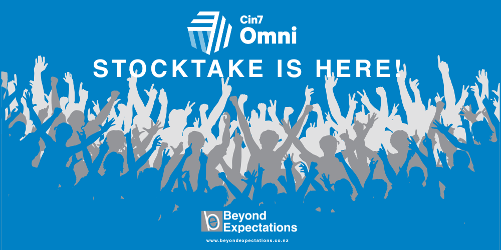 A banner announcing Beyond Expectation's endorsement of the new Cin7 Omni Stocktake module in its Warehouse Management System